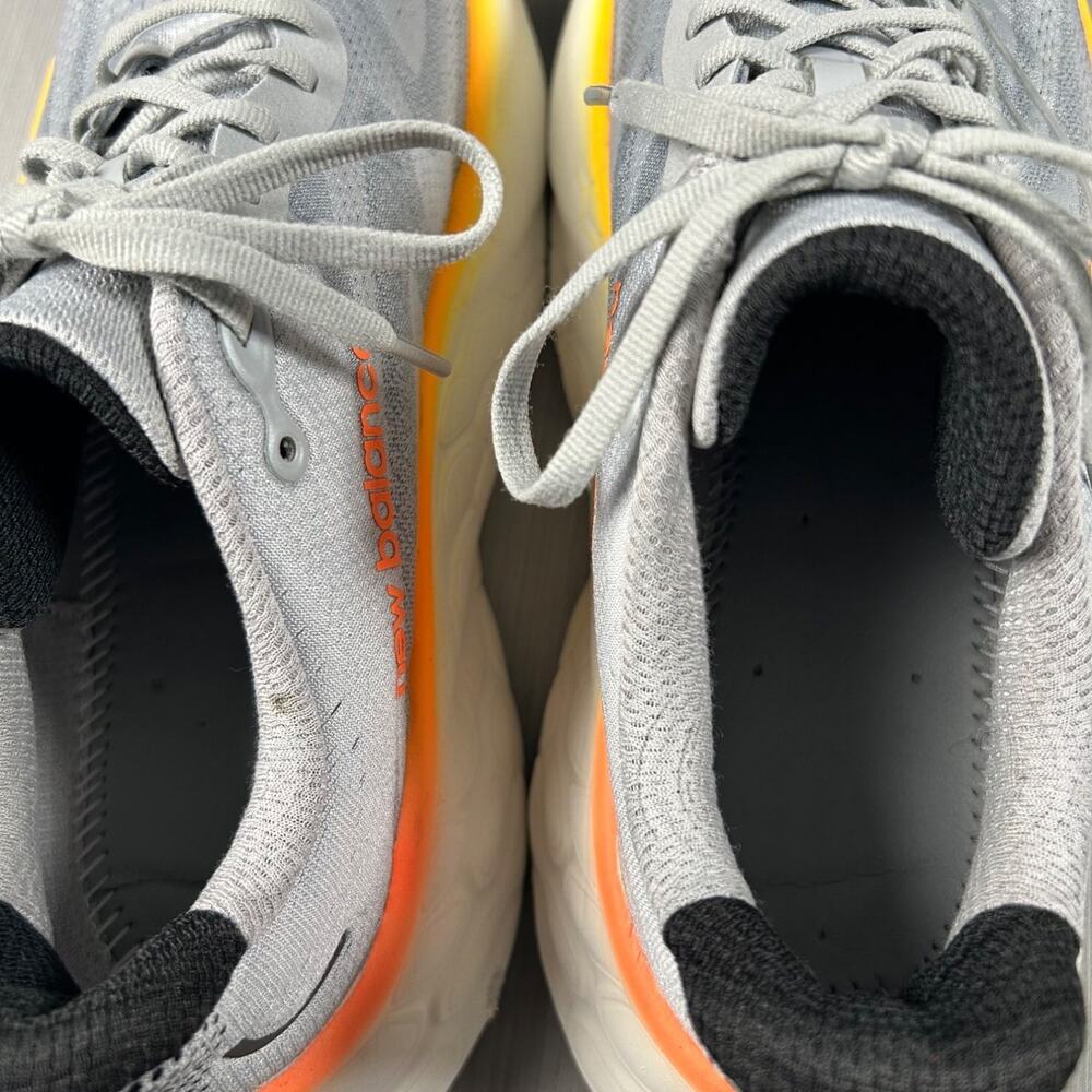New Balance Fresh Foam More v4 Men's Running Shoes Gray Orange MMORCO4 US 10.5 - Picture 6 of 8
